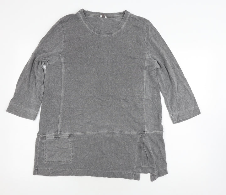 Poetry Grey Women's Tunic Blouse Size 14