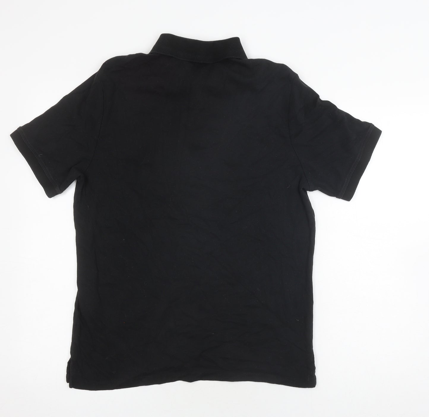 DKNY Men's Black Regular Fit Polo Size M