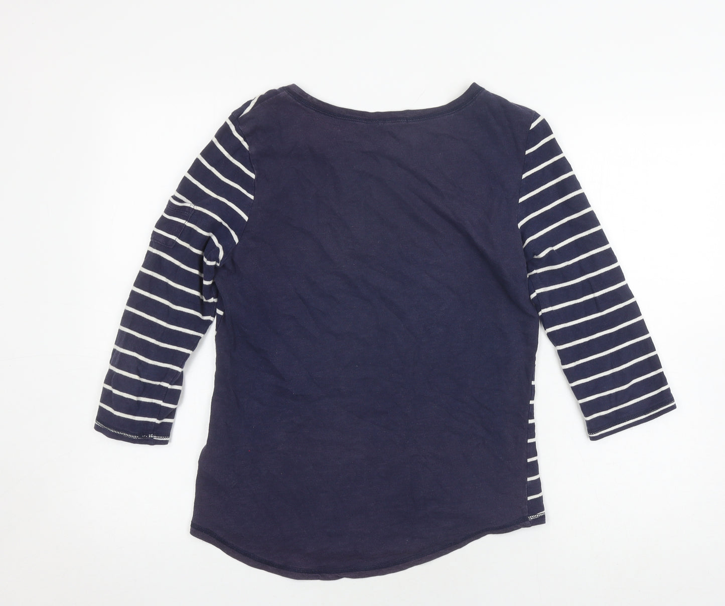 Gap Women's Blue Striped T-Shirt Size S, Casual Style