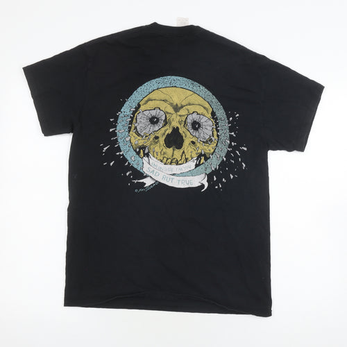 Gildan Men's Black Metallica Graphic T-Shirt M