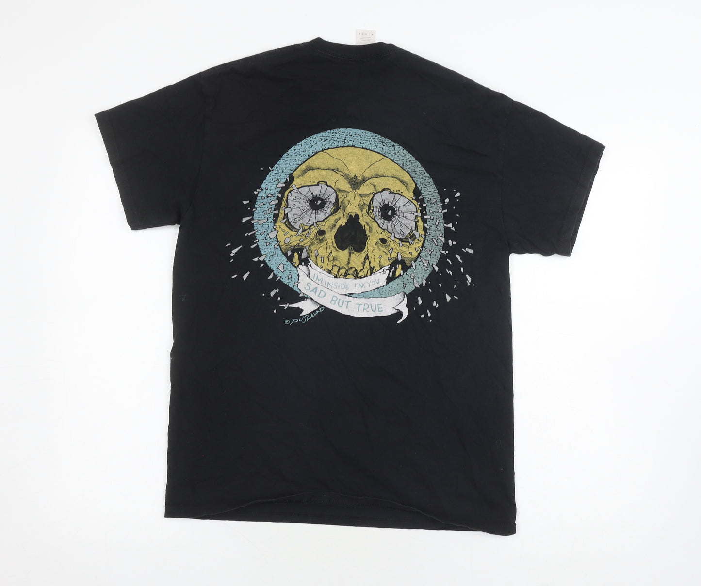 Gildan Men's Black Metallica Graphic T-Shirt M