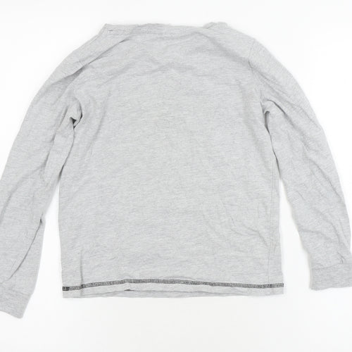 Tu Boys Grey Pikachu Long Sleeve T-Shirt 10-11 Years