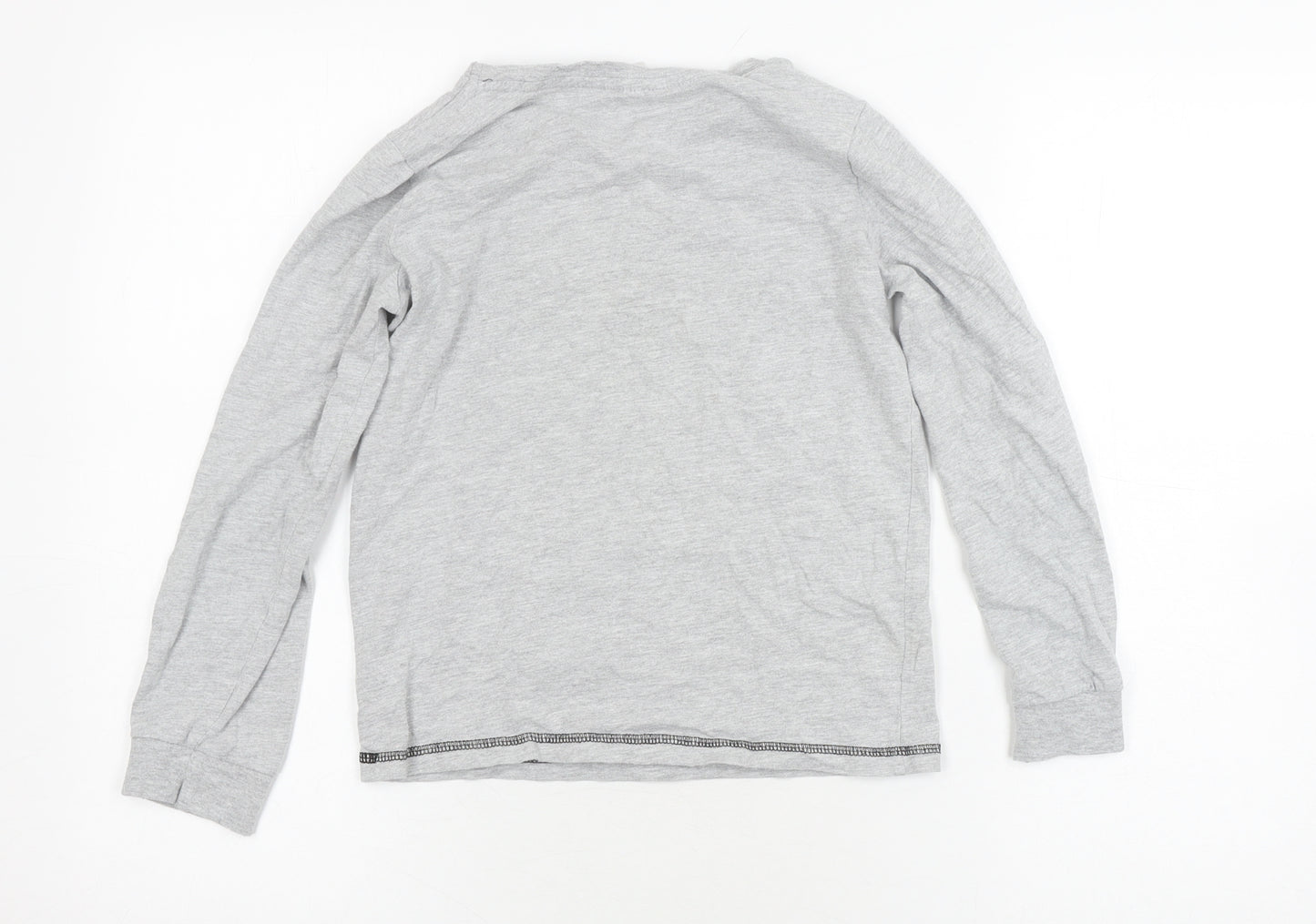 Tu Boys Grey Pikachu Long Sleeve T-Shirt 10-11 Years