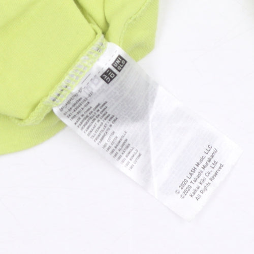 Uniqlo Green XL T-Shirt Anime Graphic Casual