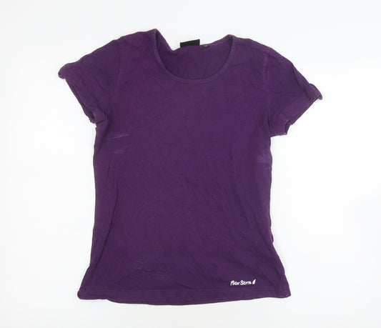 Peter Storm Women's Purple Basic T-Shirt Size 12