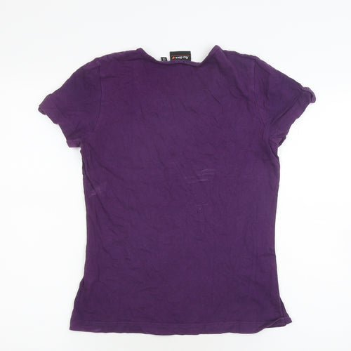 Peter Storm Women's Purple Basic T-Shirt Size 12