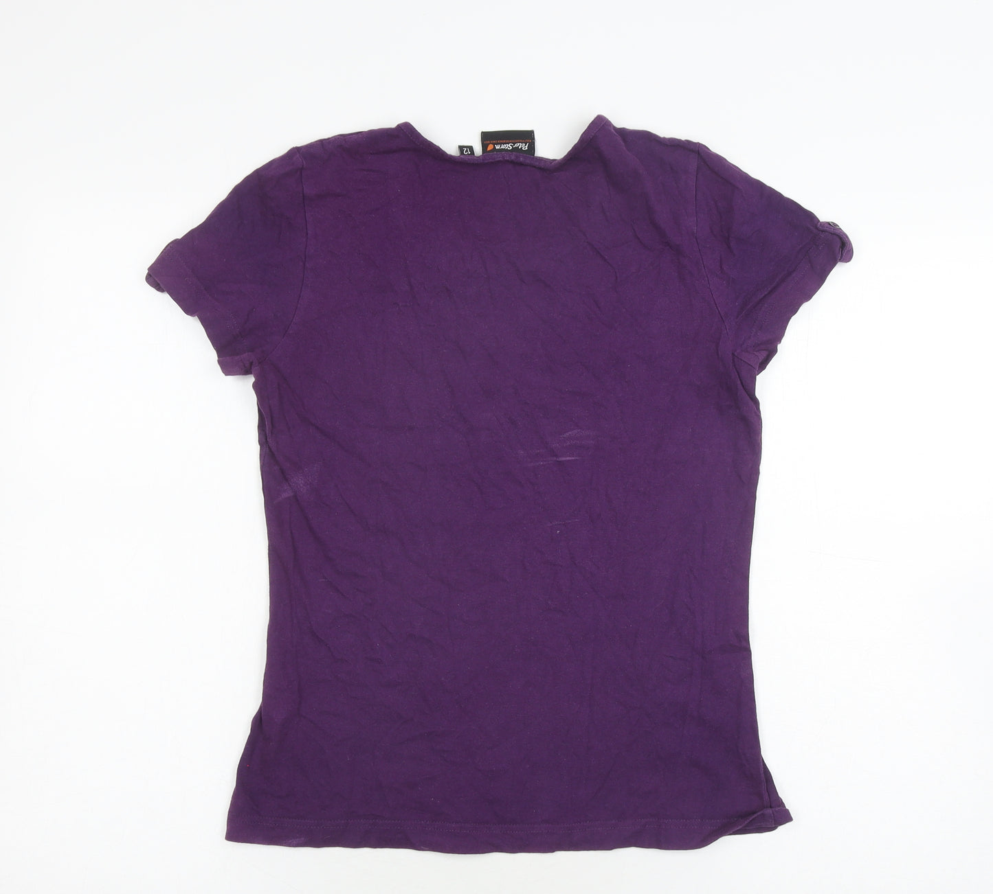 Peter Storm Women's Purple Basic T-Shirt Size 12