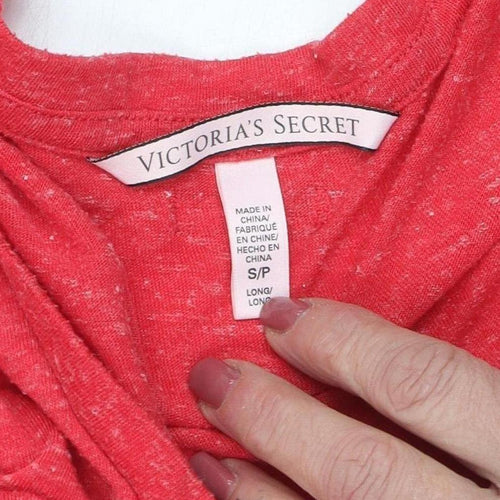 Victoria's Secret Red Henley Pyjama Top, Size S, Women