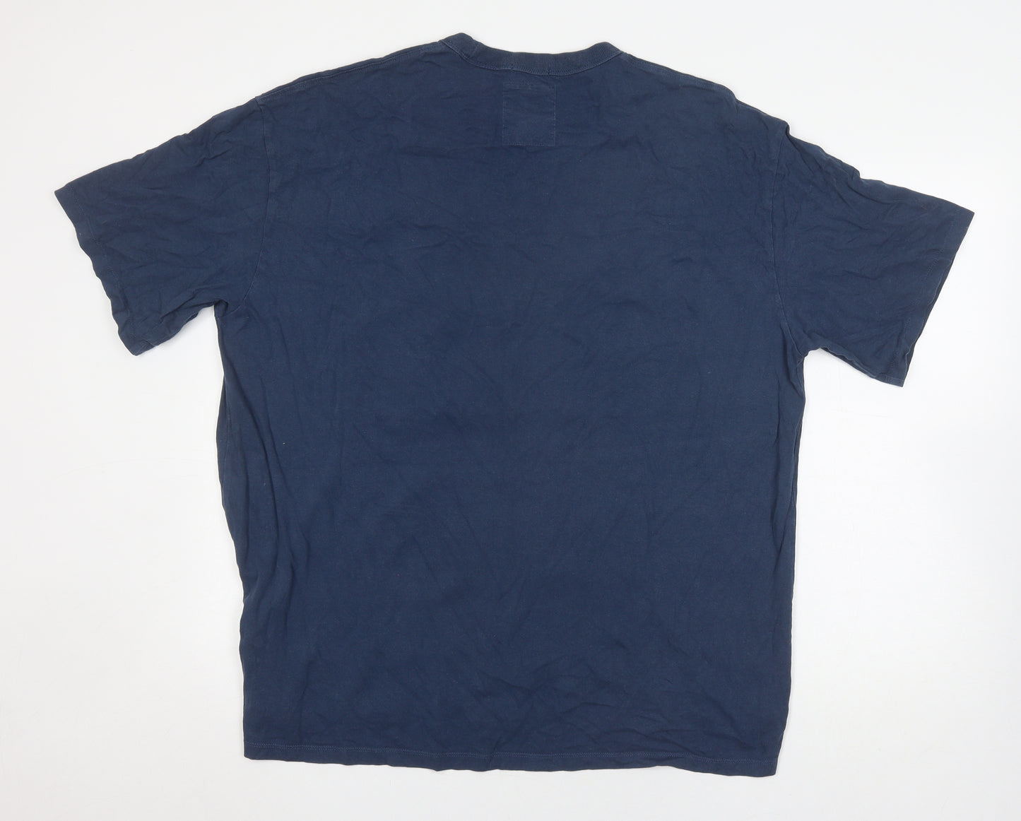 Timberland Men's Blue Relaxed Fit Graphic Tee