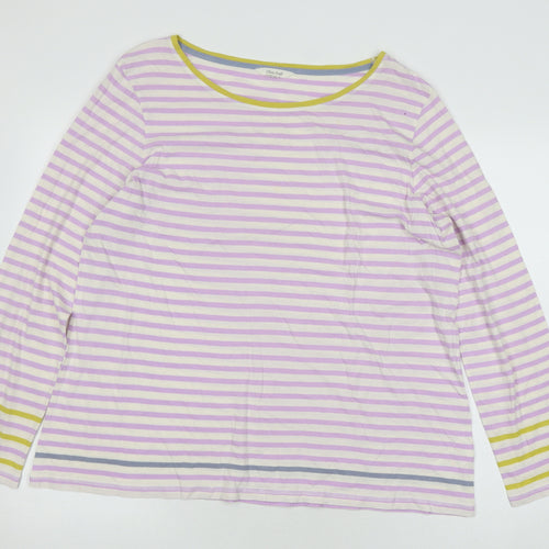 Write Stuff Women's Multicoloured Striped T-Shirt