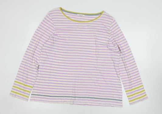 Write Stuff Women's Multicoloured Striped T-Shirt