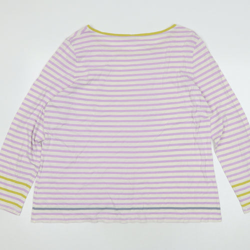 Write Stuff Women's Multicoloured Striped T-Shirt