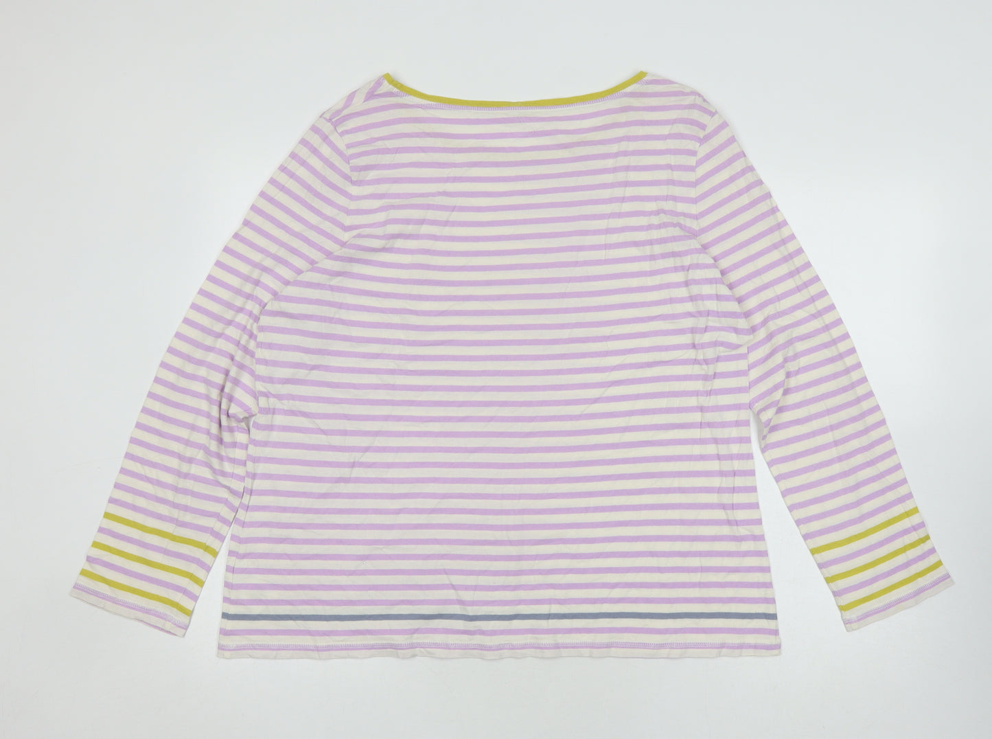 Write Stuff Women's Multicoloured Striped T-Shirt