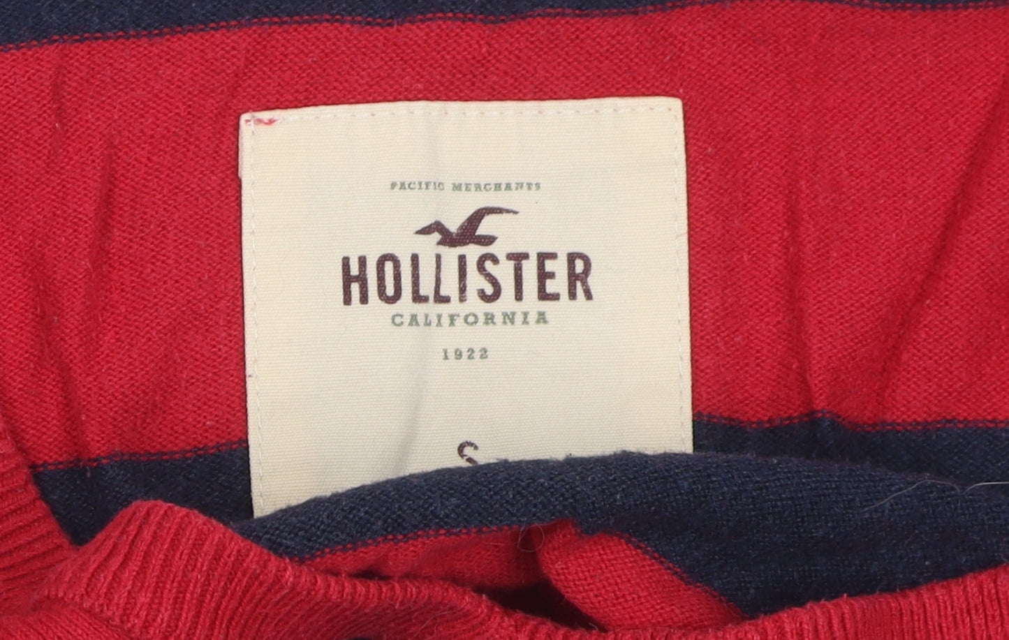 Hollister Women's Multicolour Striped V-Neck Jumper S