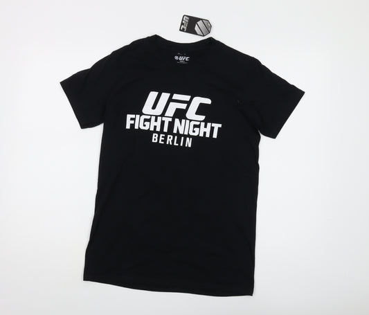 UFC Men's Black S Fight Night Graphic T-Shirt