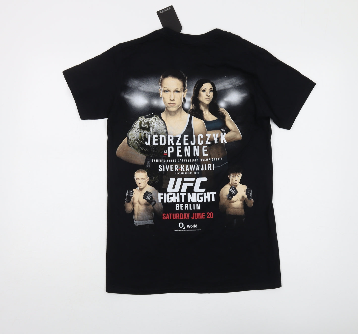 UFC Men's Black S Fight Night Graphic T-Shirt