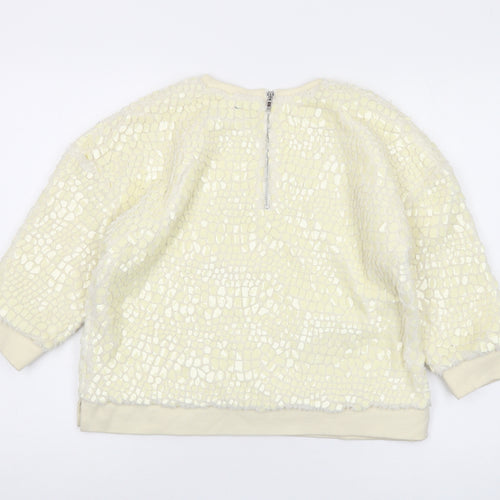 French Connection Ivory Pullover Sweatshirt Women's UK 6