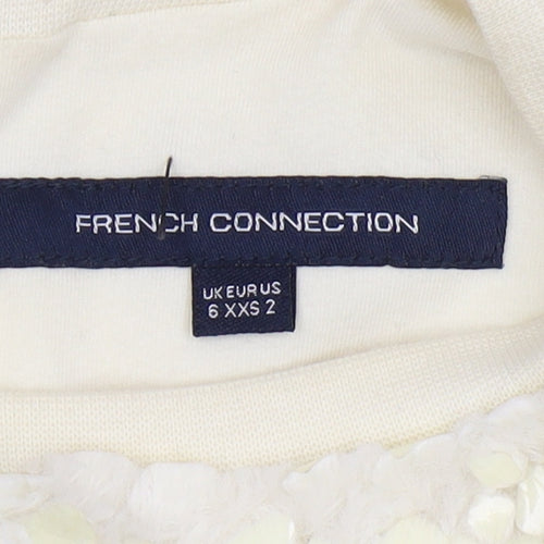 French Connection Ivory Pullover Sweatshirt Women's UK 6