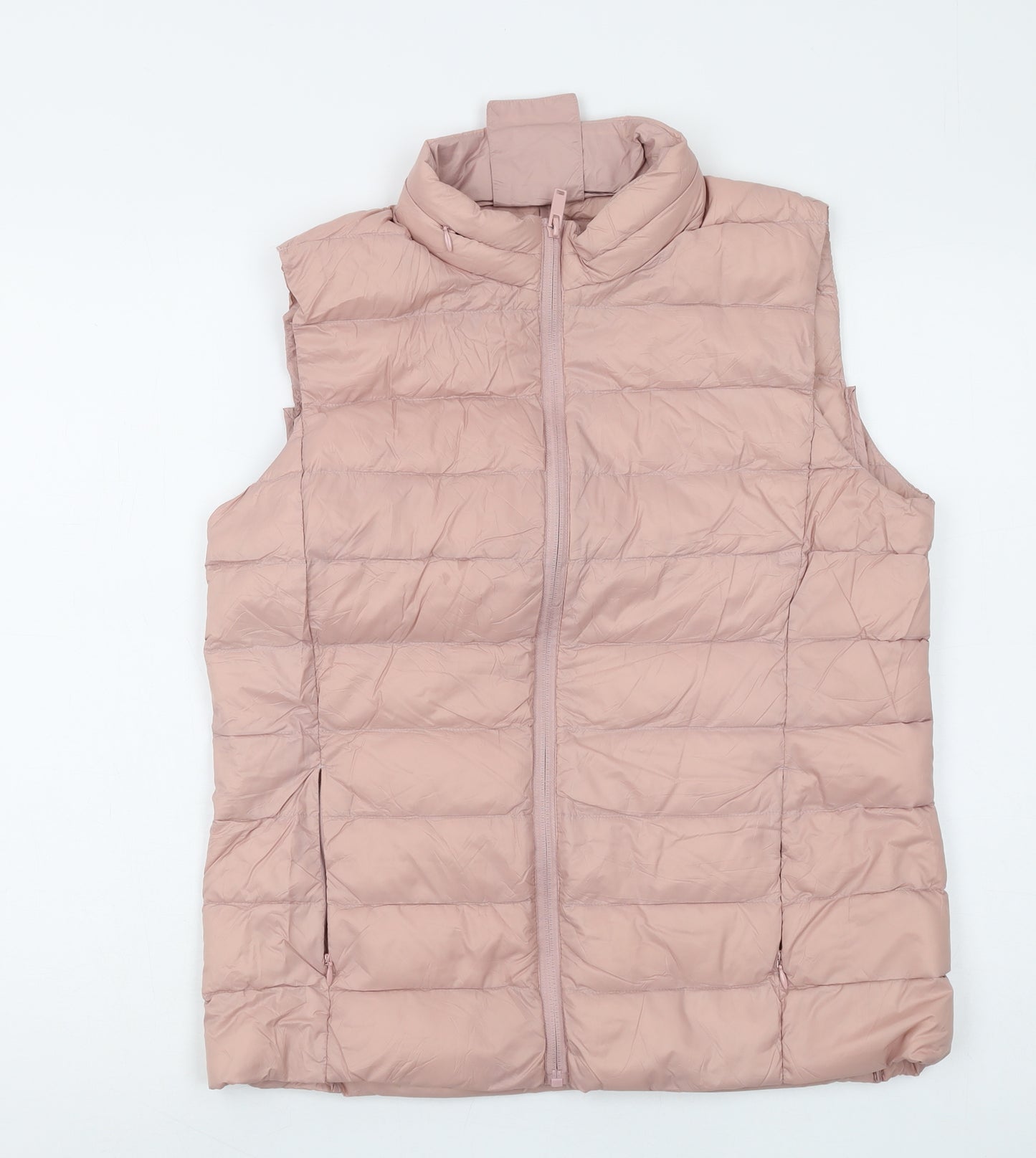 Marks and Spencer Women's Pink Puffer Waistcoat Size 12