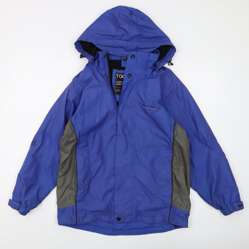 TOG 24 Boys Blue Waterproof Parka Jacket 11-12 Years