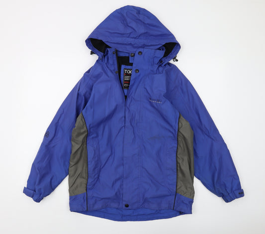 TOG 24 Boys Blue Waterproof Parka Jacket 11-12 Years