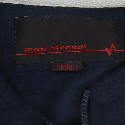 Main-Stream Men's Blue Fleece Full Zip Jacket S