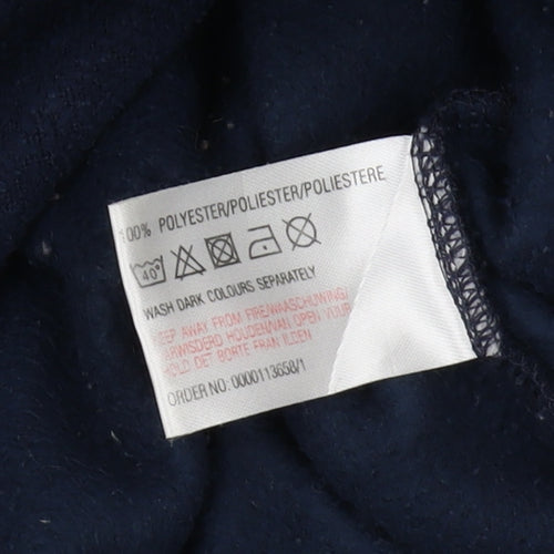 Main-Stream Men's Blue Fleece Full Zip Jacket S