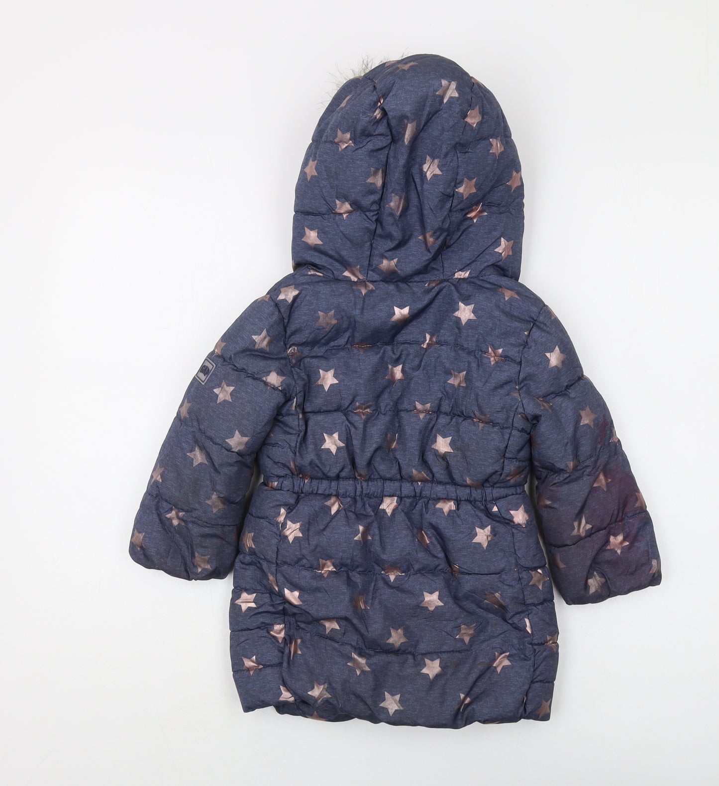 Gap Girls Blue Star Puffer Jacket, 3 Years, Winter Coat