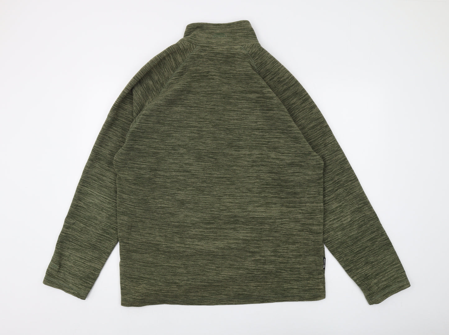 Trespass Men's Green 1/4 Zip Sweatshirt XL