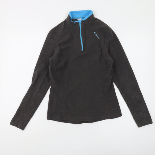 Decathlon Unisex Black Pullover Fleece Sweatshirt Size 10