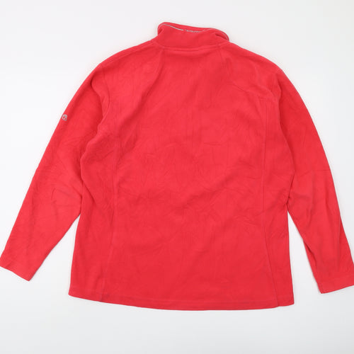 Craghoppers Women's Red Henley Sweatshirt Size 14