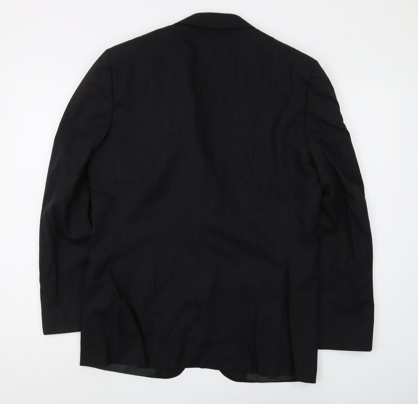 St Michael Men's Black Blazer 38 Short Notch Lapel