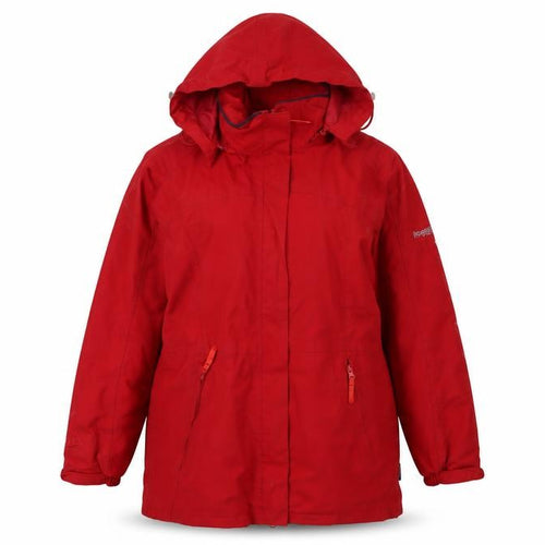 Regatta Women's Red Rain Coat Size 12 - Waterproof Hooded