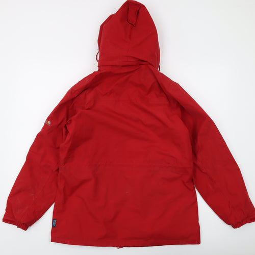 Regatta Women's Red Rain Coat Size 12 - Waterproof Hooded