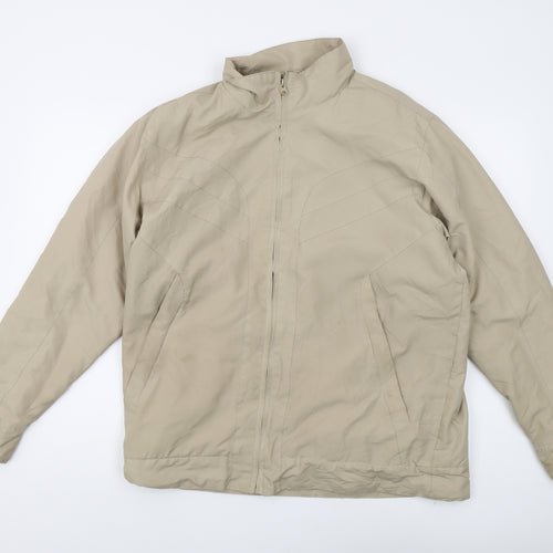 Sly Fox Men's Beige Windbreaker Jacket Medium