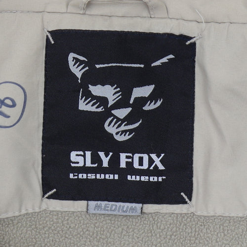 Sly Fox Men's Beige Windbreaker Jacket Medium