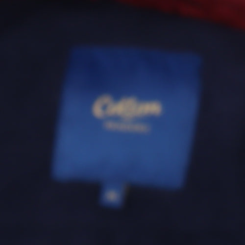 Collon Women's Red Parka Coat M - Hooded, Pockets, Long Sleeve
