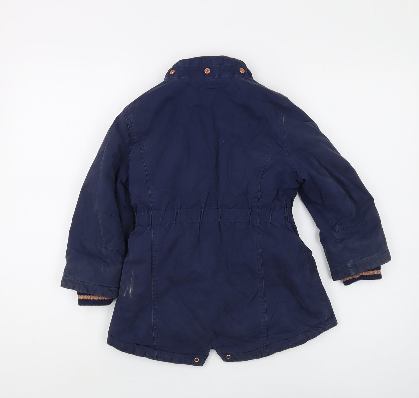 John Lewis Girls Blue Parka Jacket 5 Years