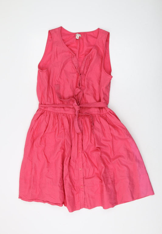 Gap Women's Pink Fit & Flare Dress Size 14