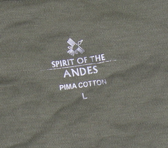 Spirit of the Andes Green Cotton Women's T-Shirt L