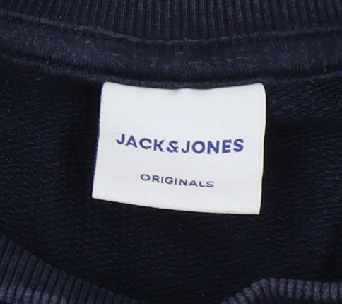 Jack & Jones Men's Blue Pullover Sweatshirt S