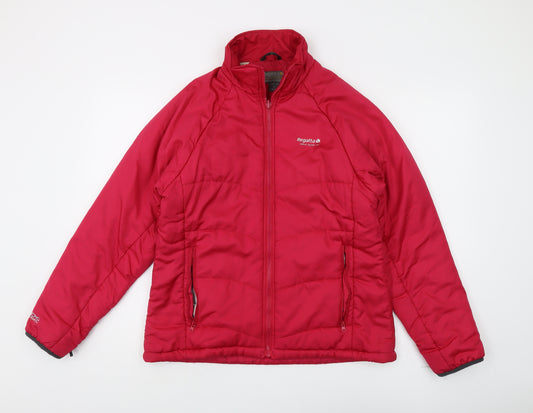 Regatta Women's Red Puffer Jacket Size 14