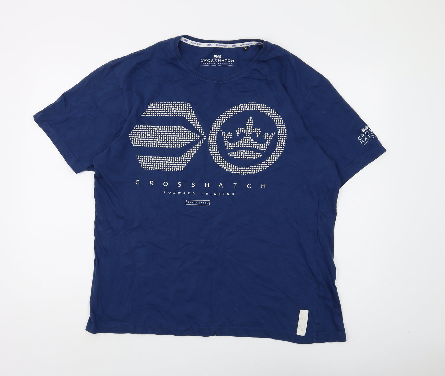 Crosshatch Men's Blue XL Graphic T-Shirt