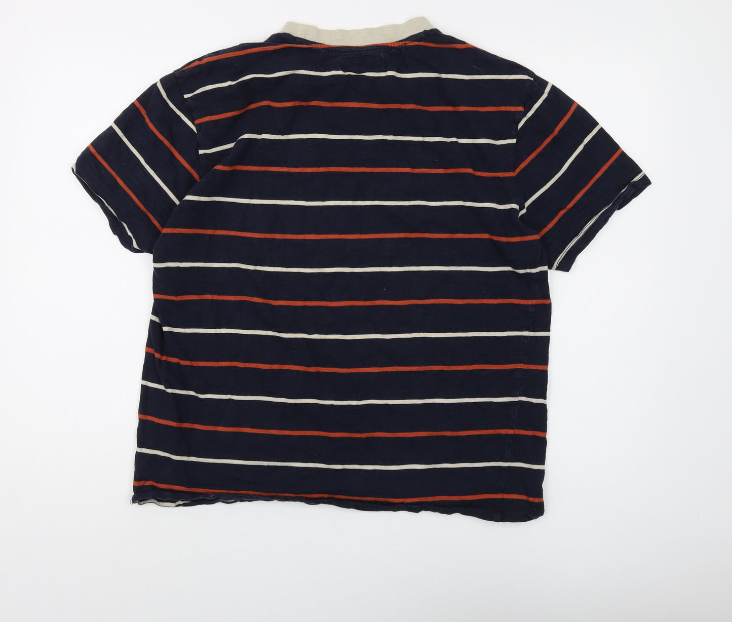 Guess Men's Multicoloured Striped T-Shirt