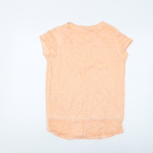 Mint Velvet Women's Orange Basic T-Shirt Size 12