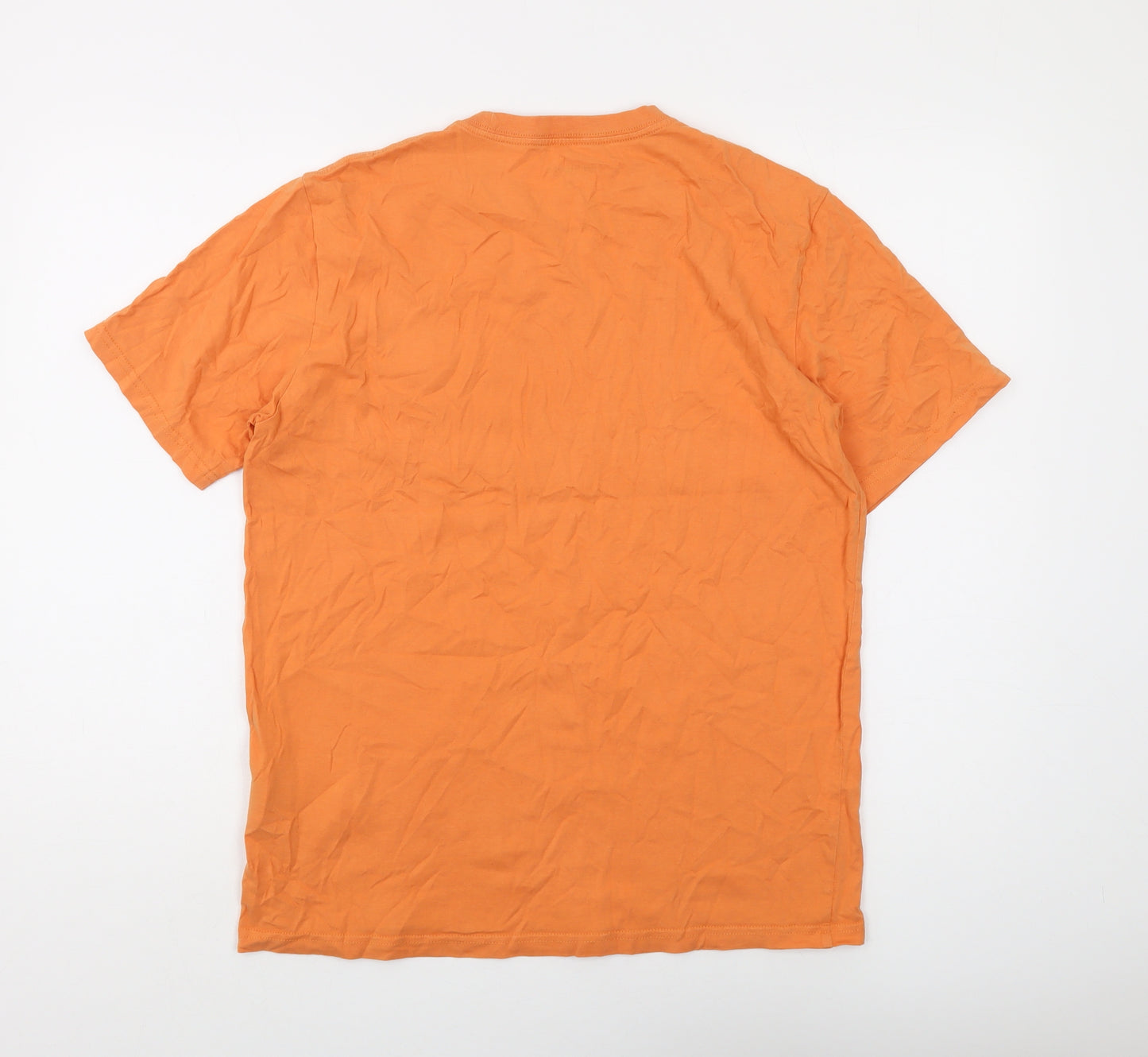 Carhartt Men's Orange Crew Neck M Short Sleeve T-Shirt