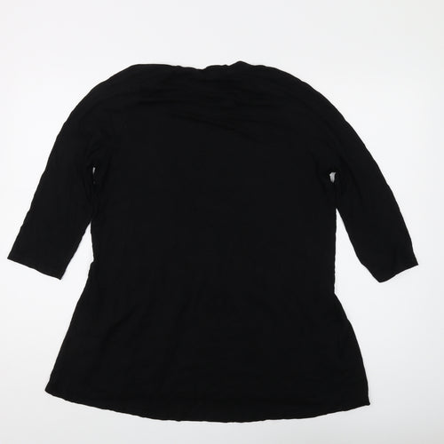 Boden Women's Black Basic Blouse M Relaxed Fit