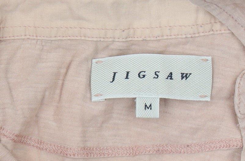 Jigsaw Men's Pink Medium Polo Shirt