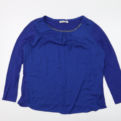 Betty Barclay Women's Blue Long Sleeve Top Size 16