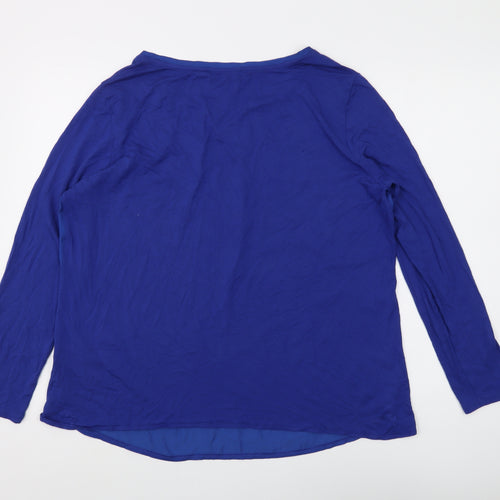 Betty Barclay Women's Blue Long Sleeve Top Size 16